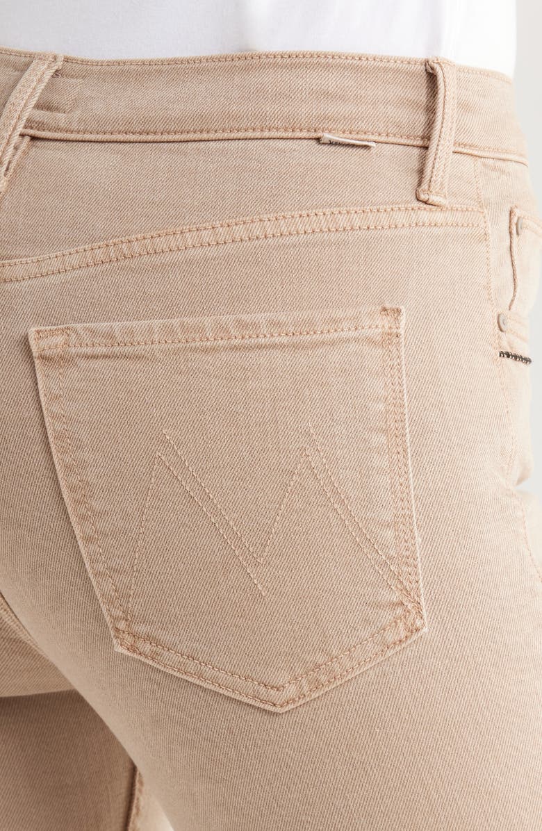 MOTHER The Tomcat High Waist Ankle Straight Leg Jeans, Alternate, color, Farmers Tan