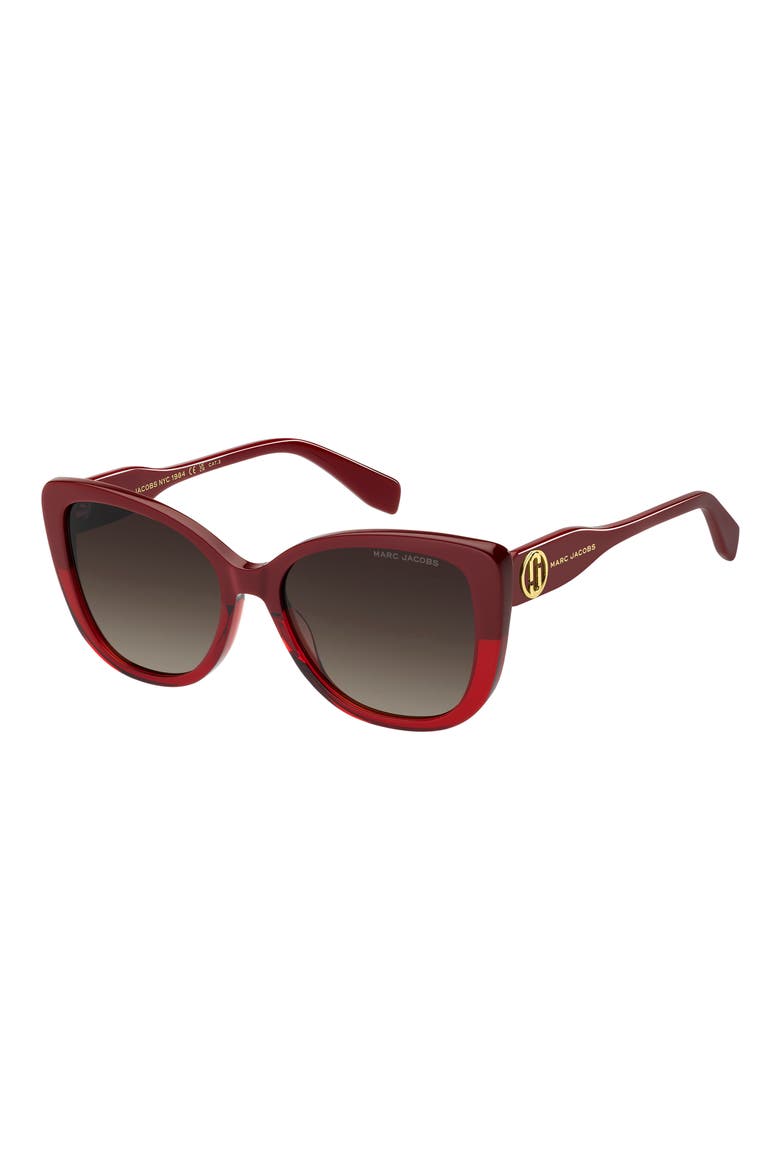 55mm Gradient Cat Eye Sunglasses, Alternate, color, 0LHF-HA