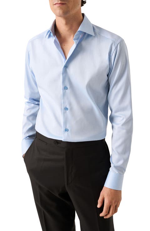 Contemporary Fit Geo Detail Dress Shirt