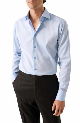Eton Contemporary Fit Geo Detail Dress Shirt