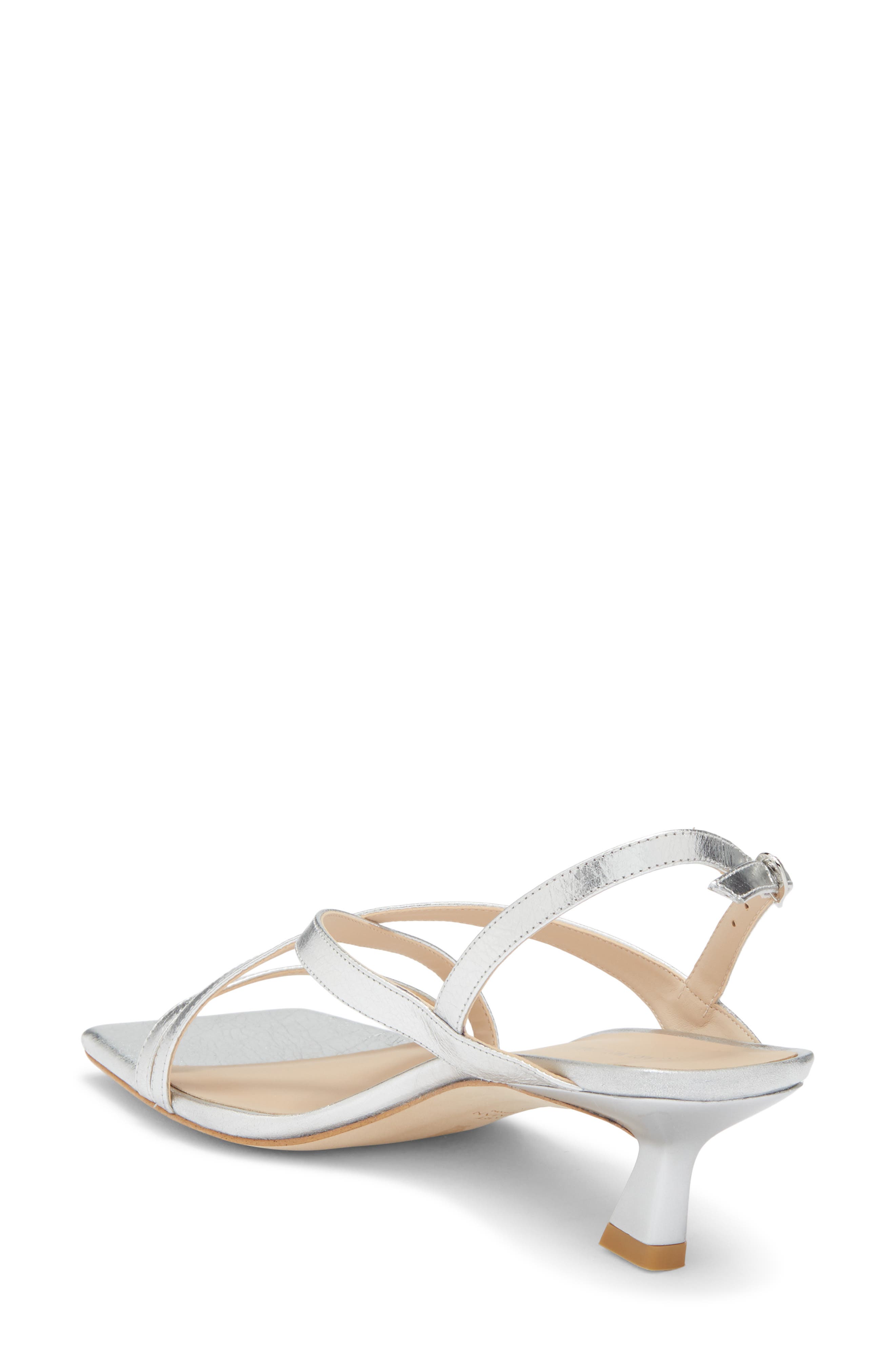 Oasis 50 Slingback Sandal, Alternate, color, SILVER/ BEIGE