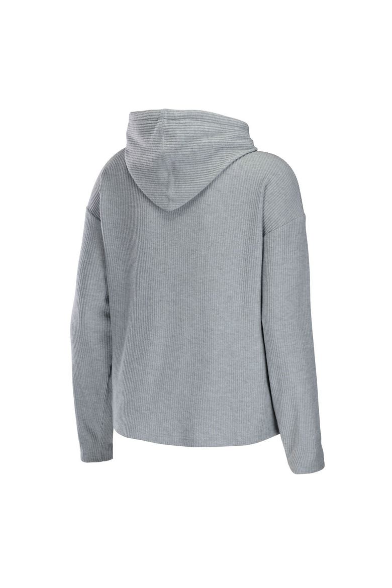 Women's WEAR by Erin Andrews Heather Gray St. Louis Cardinals Logo Pullover Hoodie & Pants Sleep Set, Alternate, color, Heather Gray