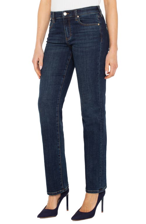 Liverpool Los Angeles Kennedy Straight Leg Jeans In Blue