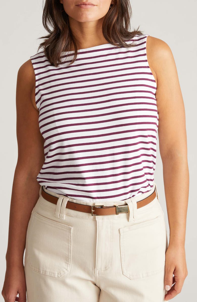 Universal Standard Noyack Breton Stripe Tank, Main, color,