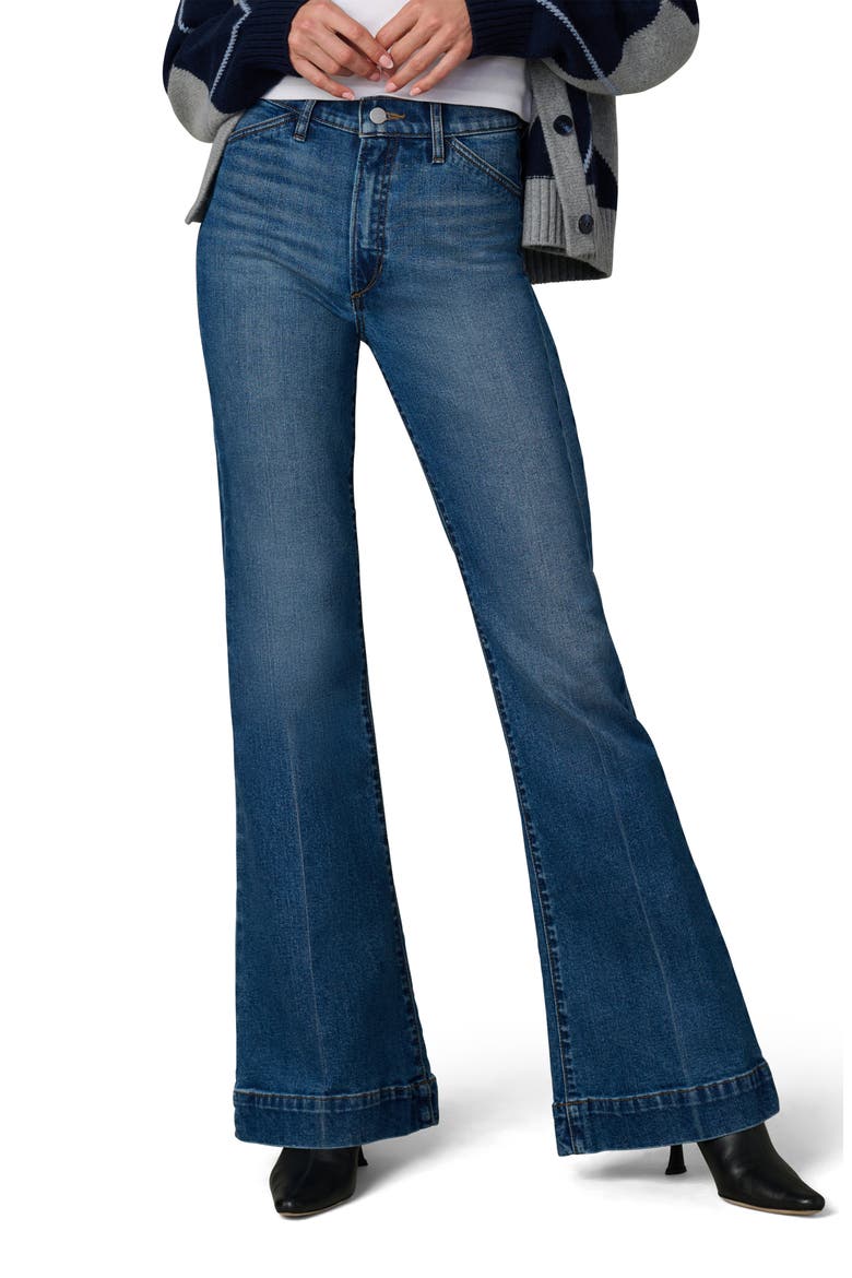 The Molly Slant Pocket High Waist Flare Jeans, Main, color, OPULENCE