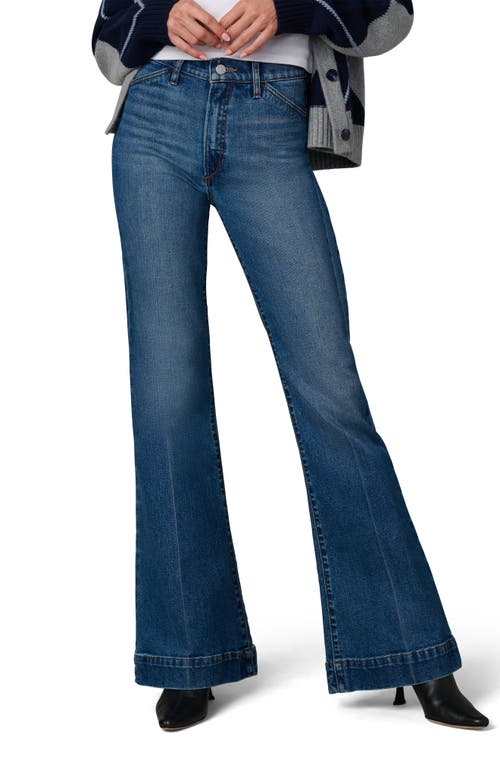 Joe's Jeans The Molly Slant Pocket High Waist Flare Jeans In Blue