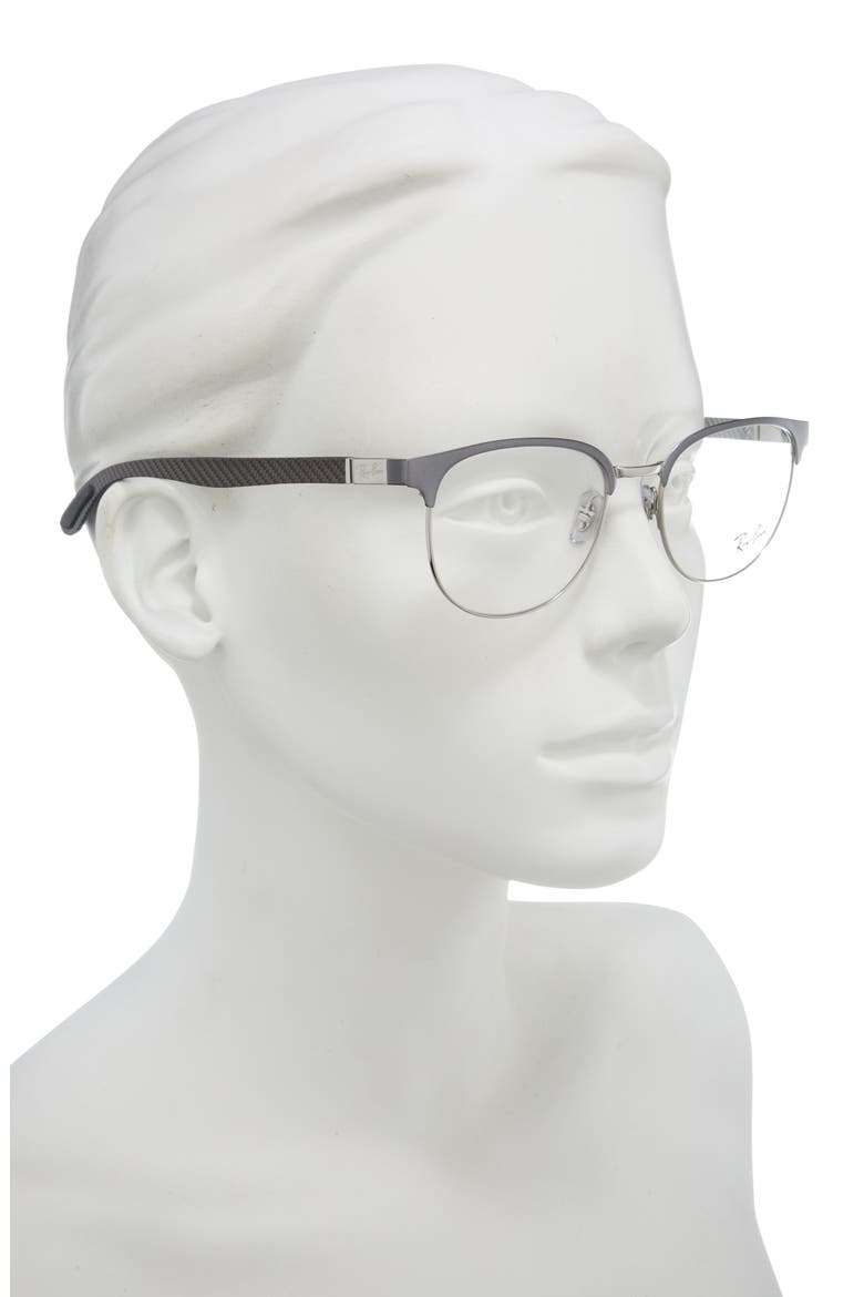 52mm Irregular Optical Glasses, Alternate, color, SILVER