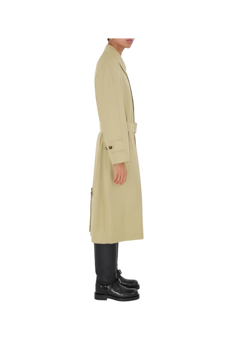 Burberry Long Gabardine Bradford Car Coat, Alternate, color, 