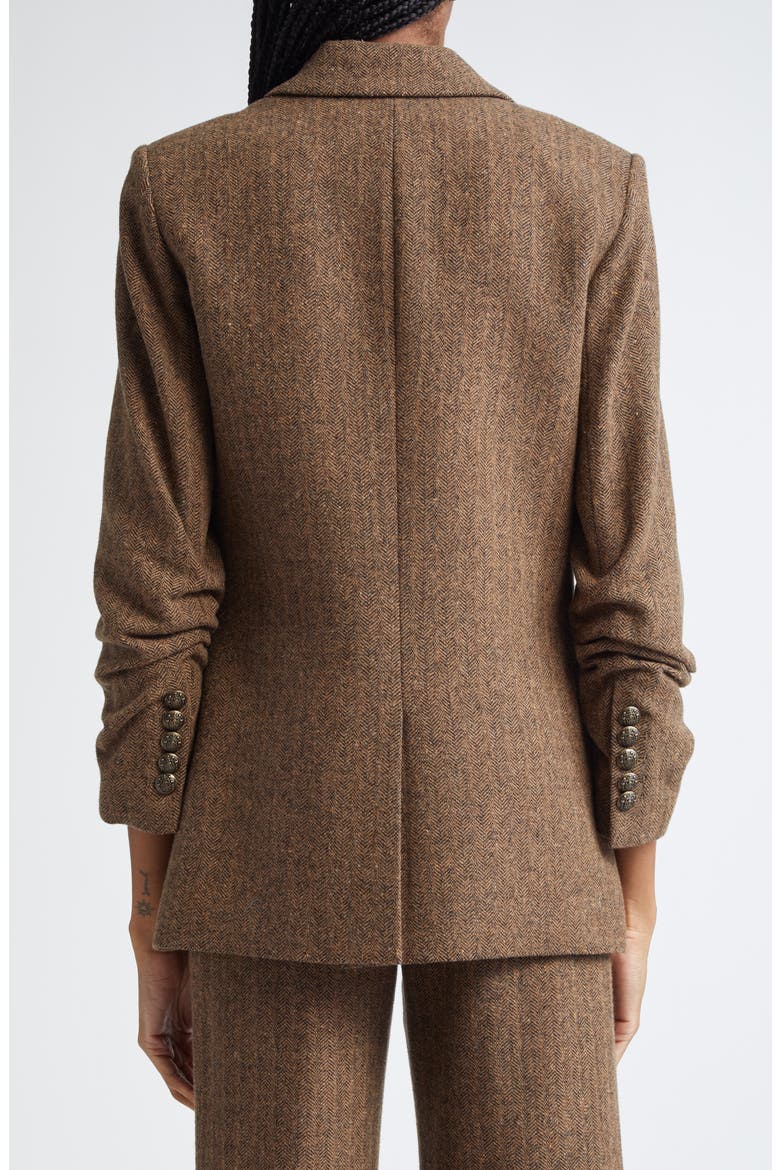 Beacon Herringbone Dickey Jacket, Alternate, color, CAMEL/BLACK