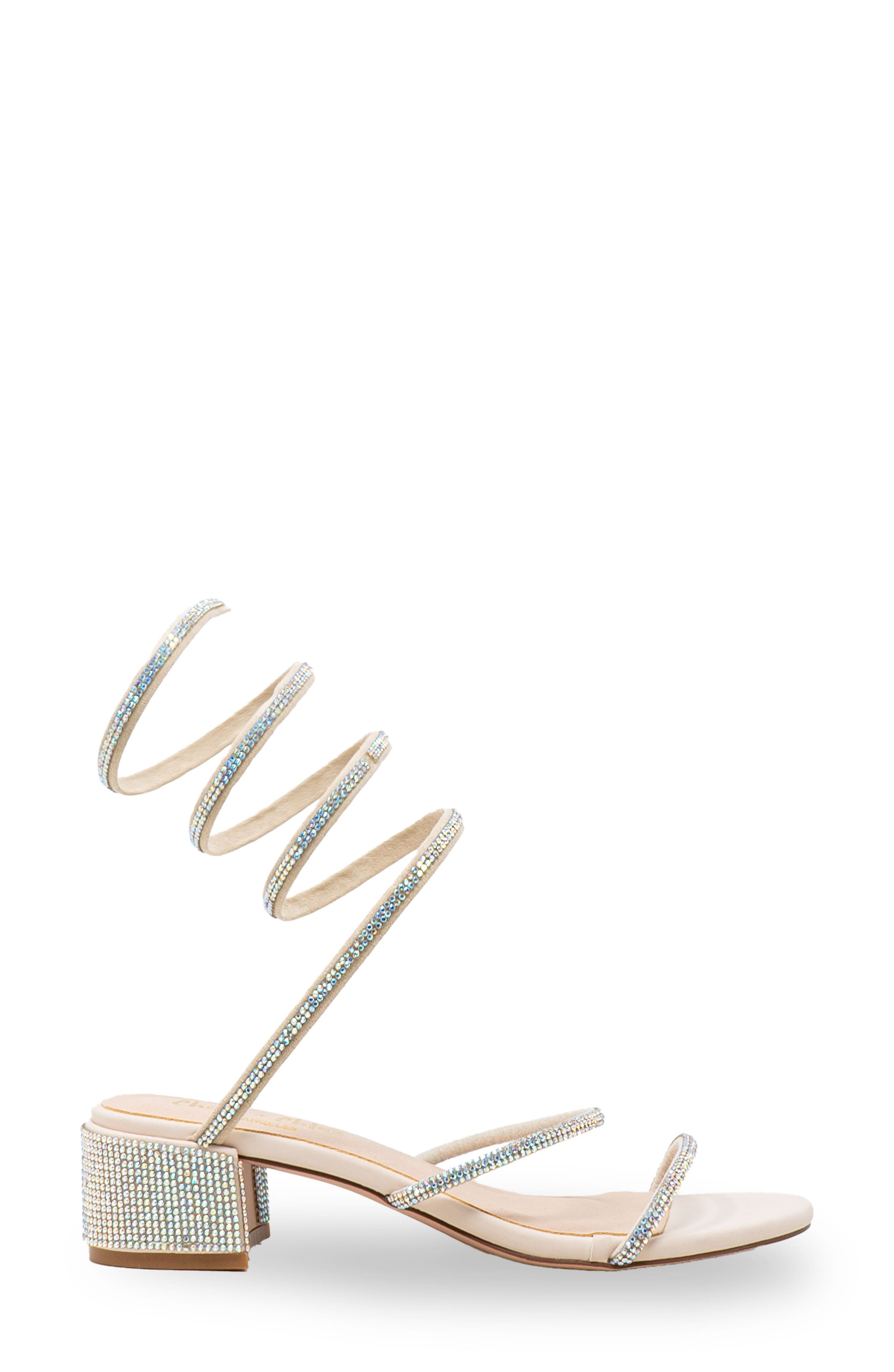 CHASE AND CHLOE Ankle Coil Sandal (Women) | Nordstromrack