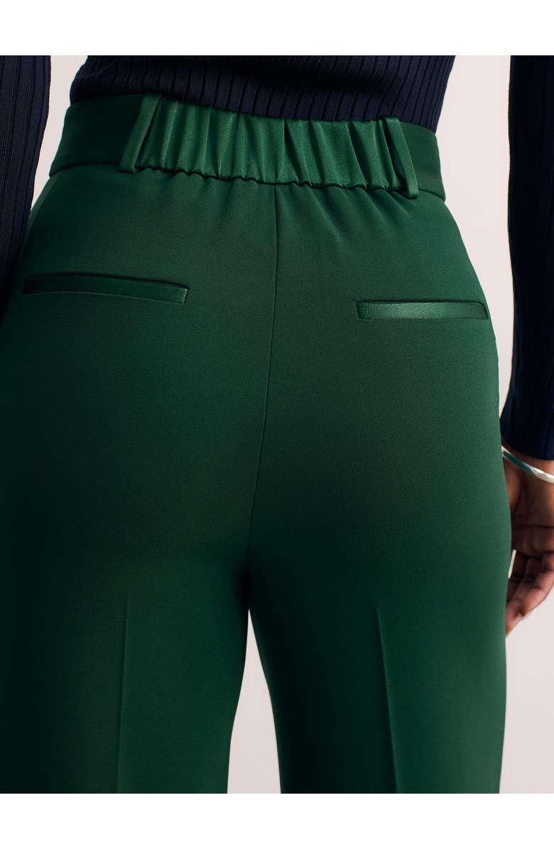 The Fold Adelaide Clever Crepe Pants, Alternate, color, Green