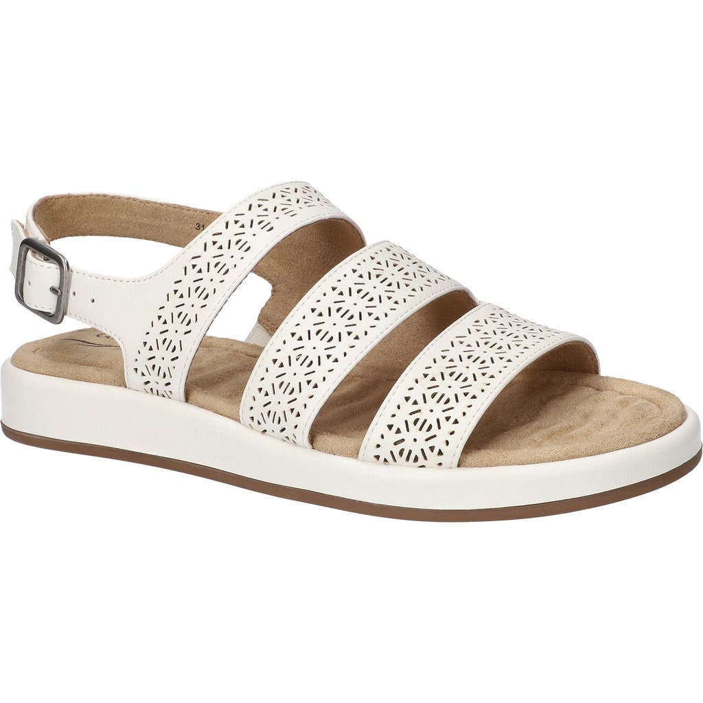 EASY STREET EASY STREET LINK LASER CUT SLINGBACK SANDAL
