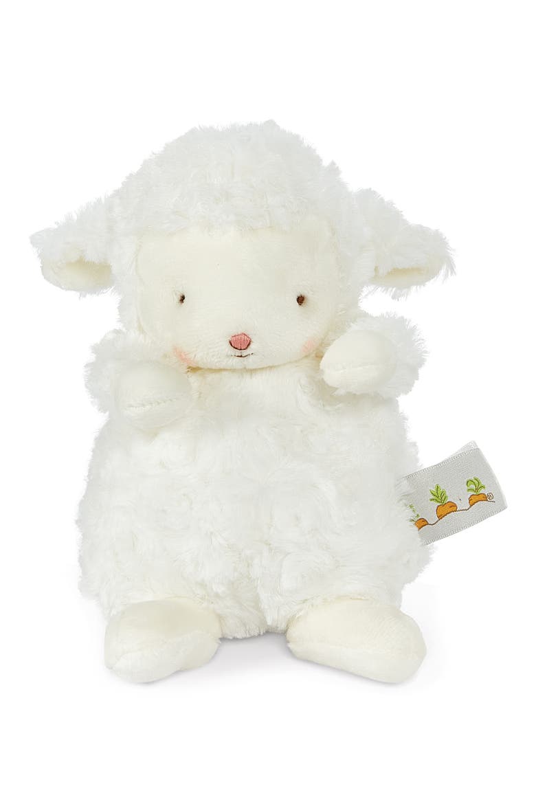 Wee Kiddo Plush Lamb, Main, color, WHITE