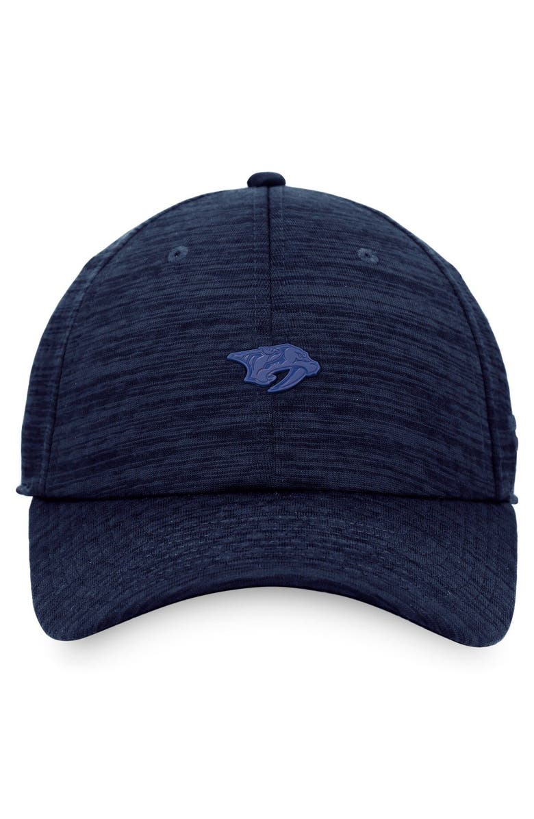 FANATICS Men's Fanatics Branded Navy Nashville Predators Authentic Pro Road Snapback Hat, Alternate, color, 