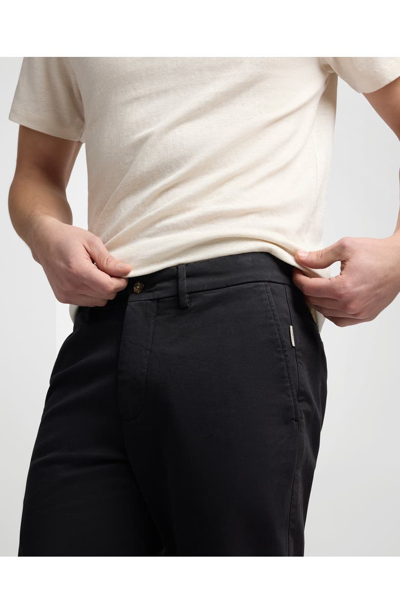 Onia Stretch Cotton Chino Pant, Alternate, color, Black