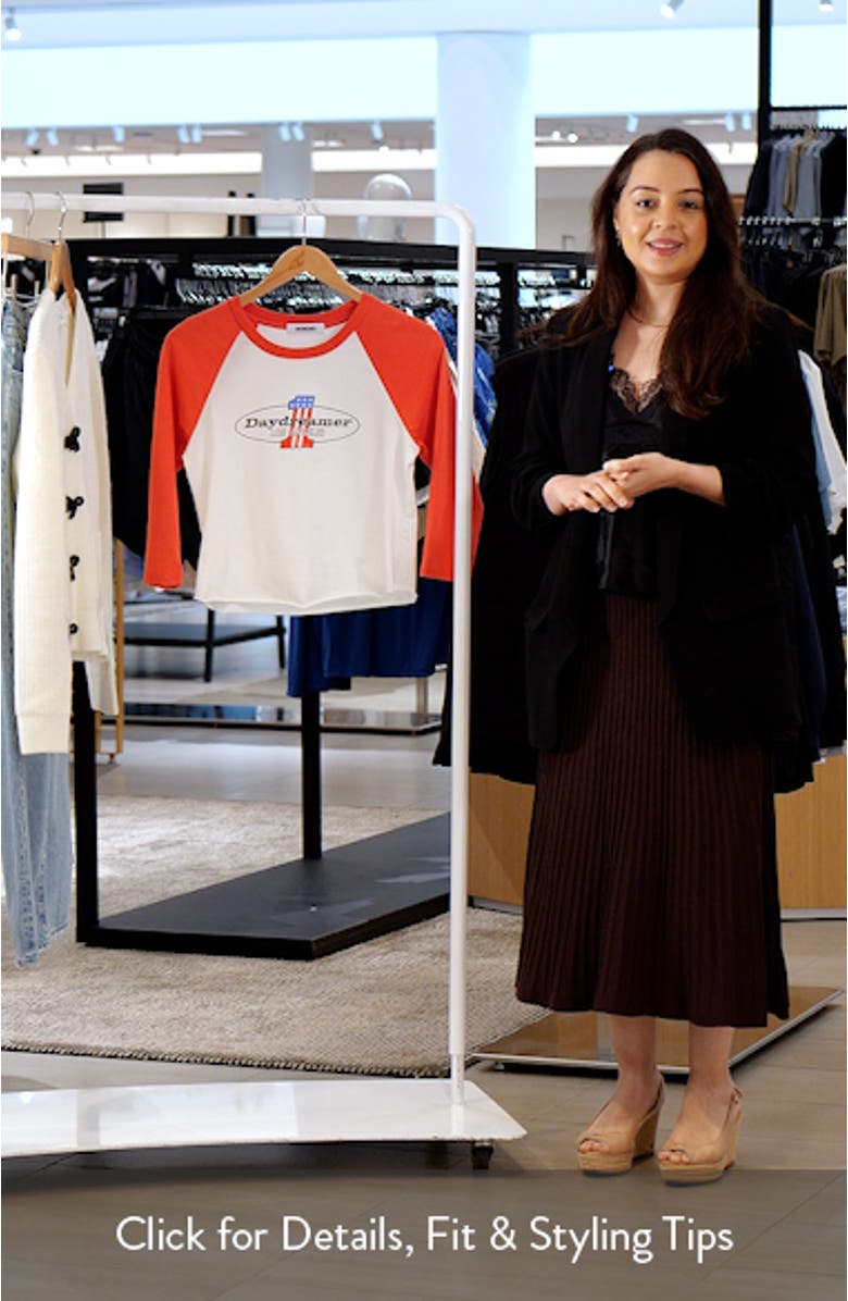 Number One Graphic Raglan T-Shirt, sales video thumbnail