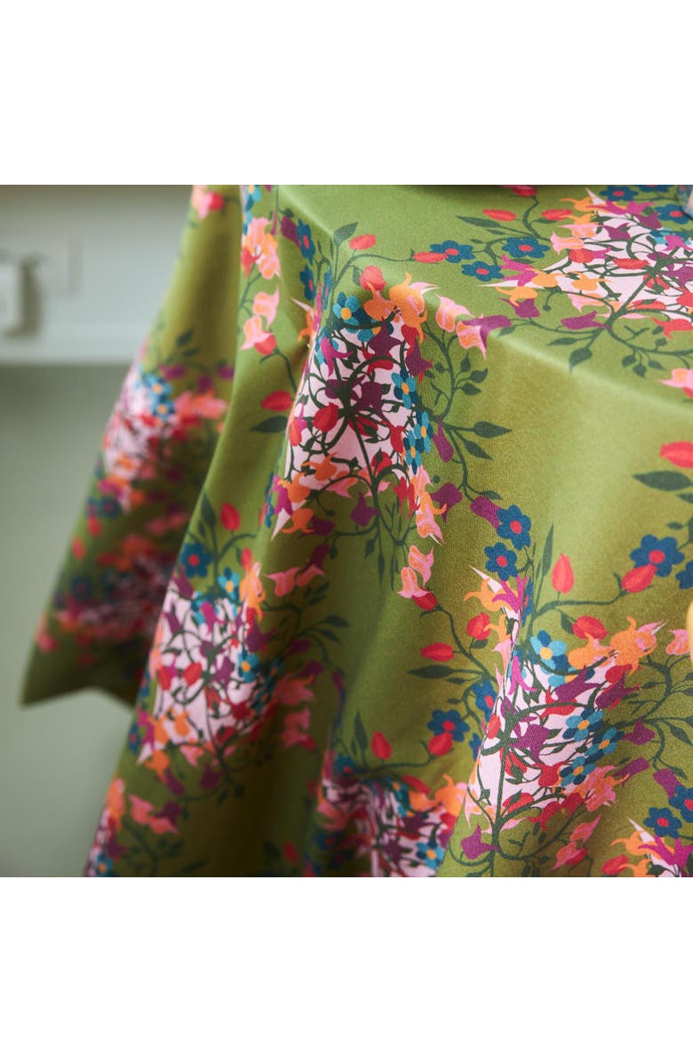 Sophie Williamson Design Tablecloth, Alternate, color, Green