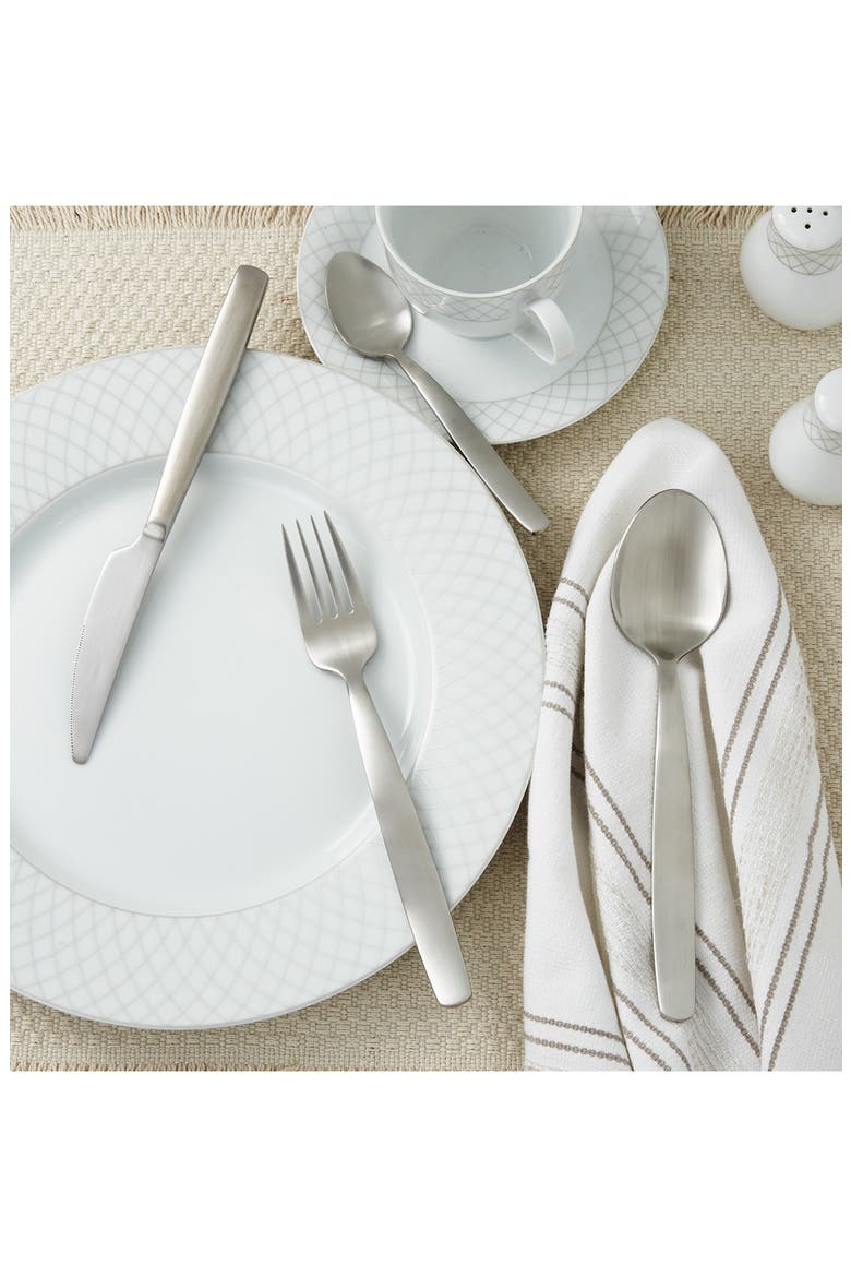 Leo Legacy 4-Piece Flatware Set, Alternate, color, SILVER