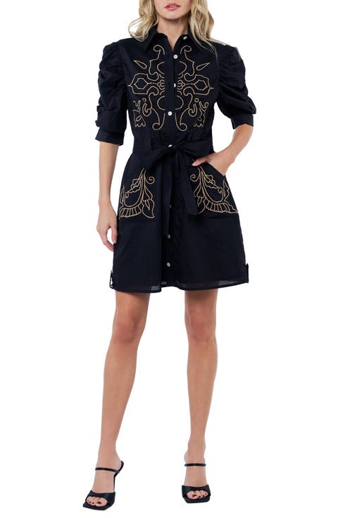Lucy Embroidered Minidress
