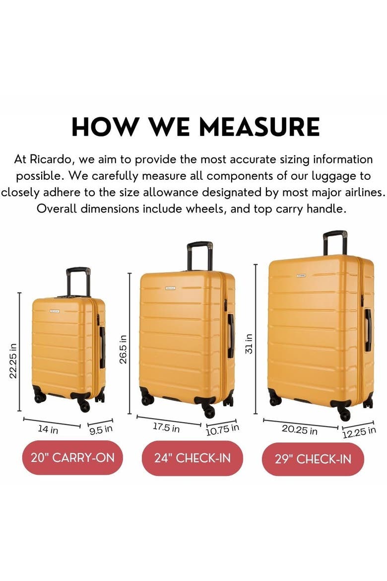 Cambria Hardside Luggage 2 Piece Set, Alternate, color, Mango Tango