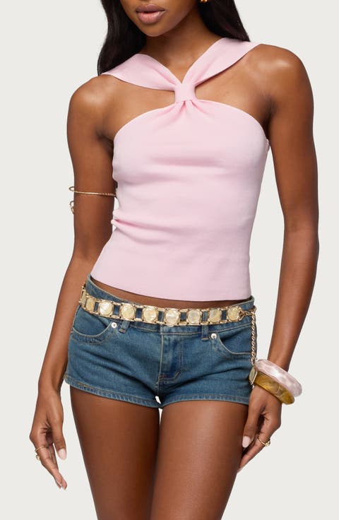 Kerren Knotted Knit Top