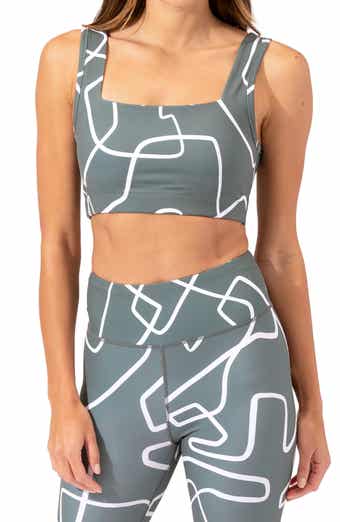 Threads 4 Thought Amorette Line Print Sports Bra