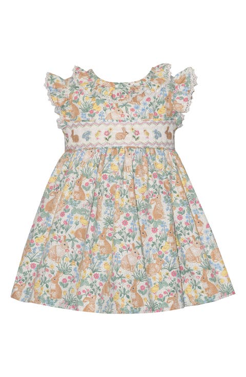 Kids' Bunny Smocked Waist Dress (Toddler & Little Kid)