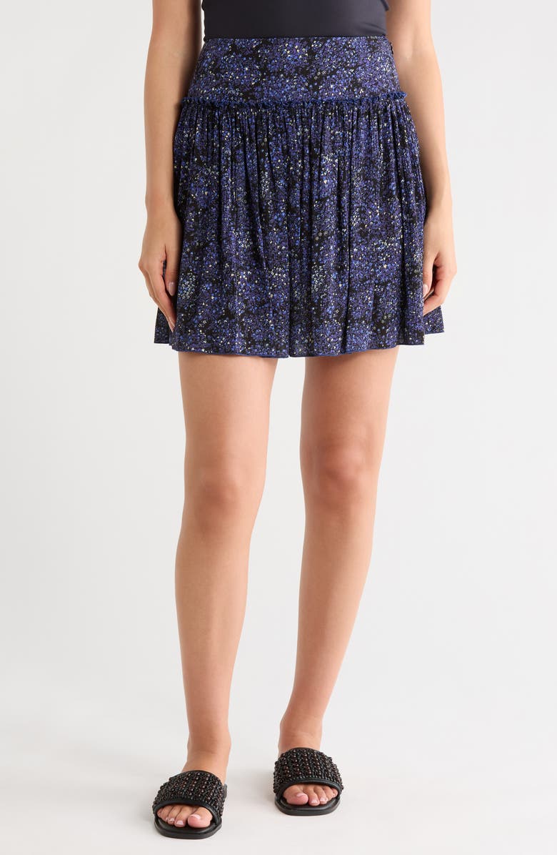 Longchamp Pleated Skirt, Main, color, Blue