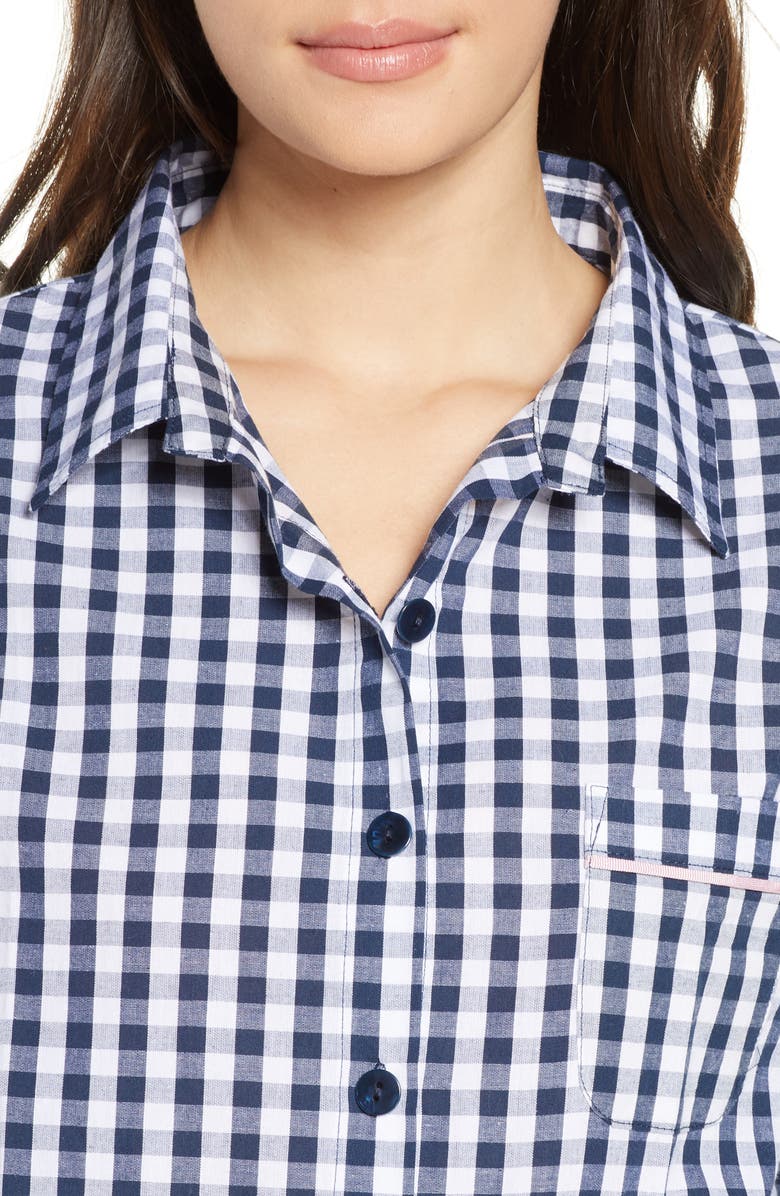 Project REM Gingham Cotton Pajamas, Alternate, color,