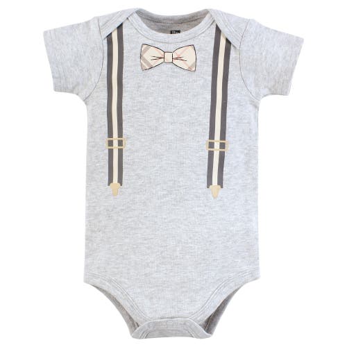 Hudson Baby Essential Cotton Bodysuits 5-piece Set In Multi