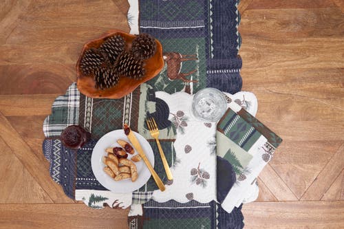 C & F Home C&f Home Greenstone Pines Cotton Napkins Set Of 6 In Multi