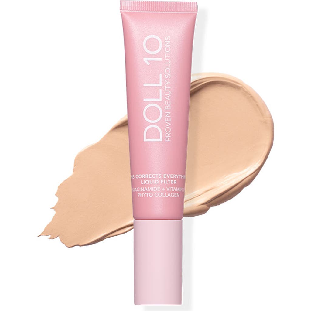 Doll 10 Beauty Tce This Corrects Everything Liquid Filter In Fair/light
