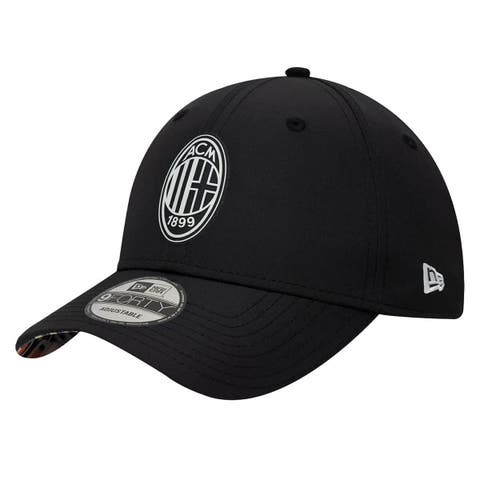 キャップ New Era AC Milan Performance Ball Cap Black 9FORTY® NEW ERA X AC MILAN CAP WORDMARK WITH LETTERING | AC