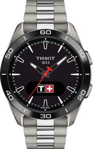 Tissot T-Touch Connect Sport Solar Smart Bracelet Watch, 43.75mm