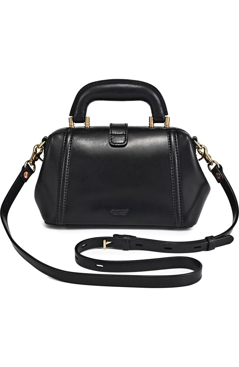 OLD TREND Azalea Genuine Leather Mini Doctor Satchel, Alternate, color, Black