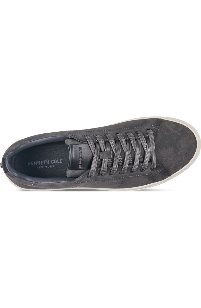 Kenneth Cole New York Jally Sueded Low Top Sneaker, Alternate, color, Dark Gray
