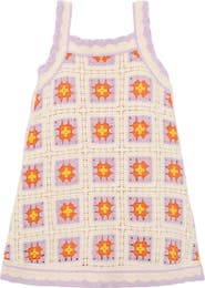 Mayoral Trim Crocheted Dress