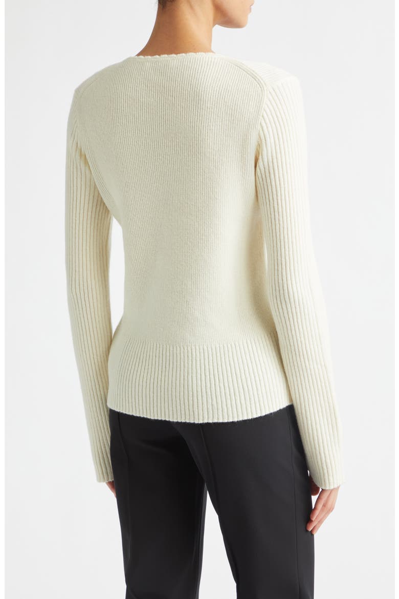 Wool & Cashmere Sweater, Alternate, color, COCONUT