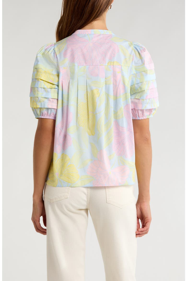 Renzo Toile Woven Shirt, Alternate, color, LIGHT BLUE/ PINK