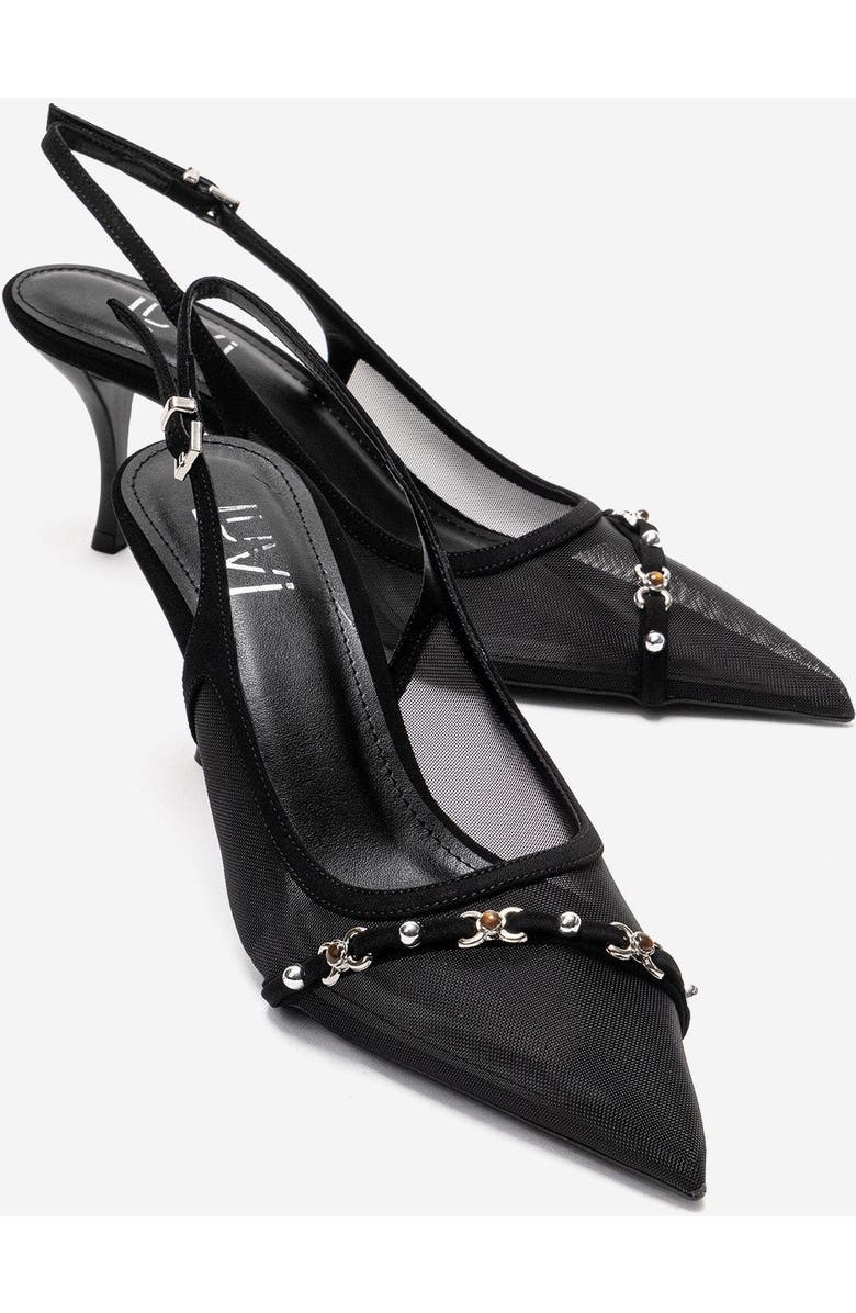 Prologue Shoes Pioren Stiletto Pump, Main, color, Black