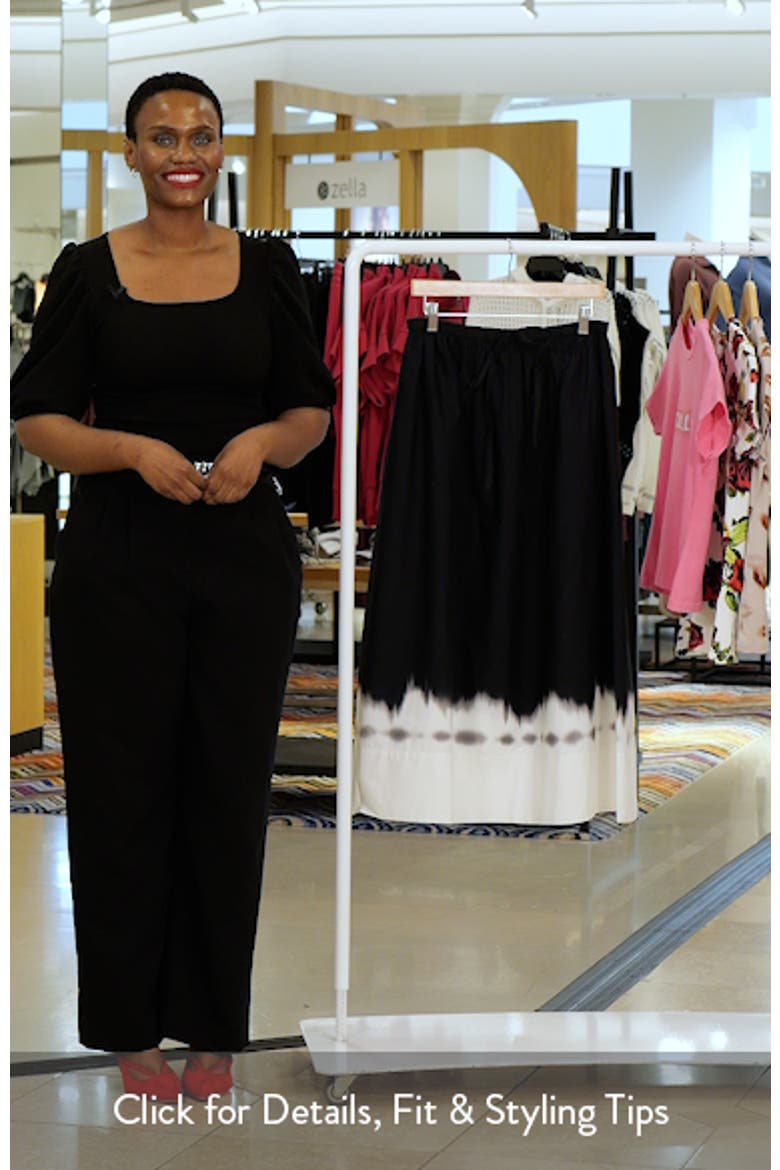 Drawstring Maxi Skirt video