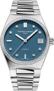 FREDERIQUE CONSTANT Highlife Diamond Automatic Bracelet Watch, 34mm