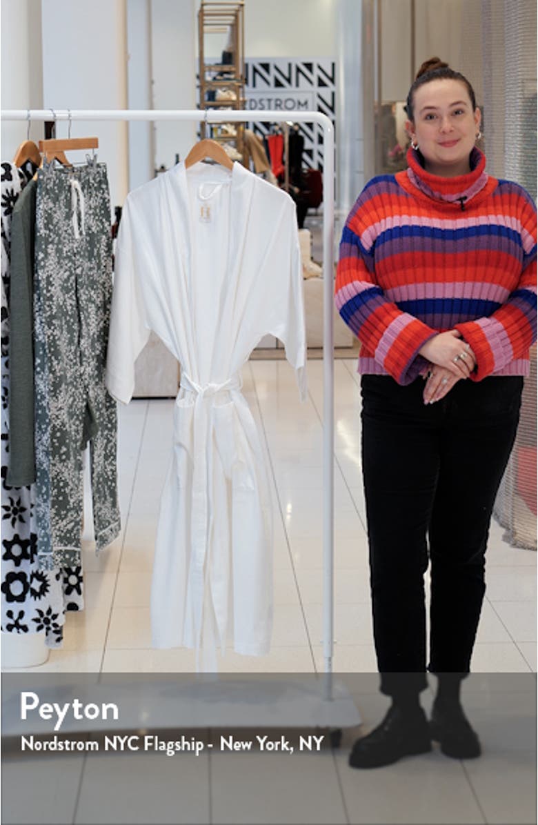 Cotton Piqué Robe, sales video thumbnail