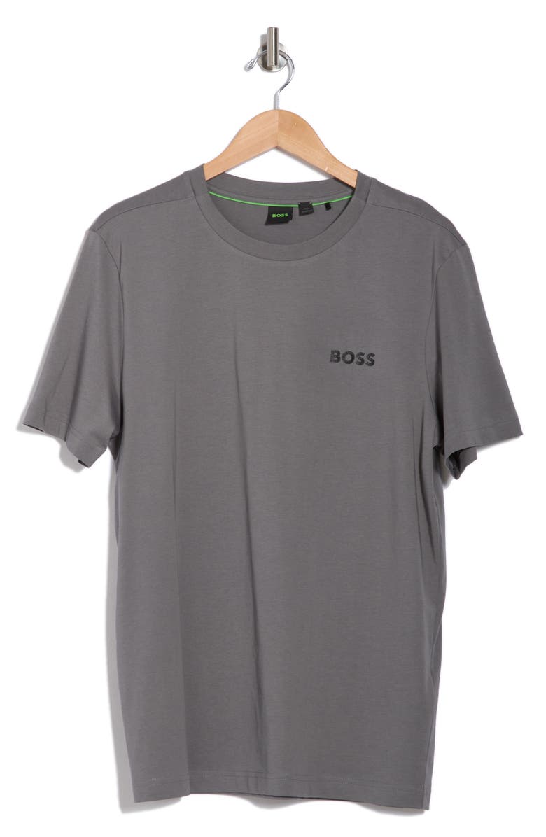 BOSS Logo Graphic T-Shirt, Alternate, color, Dark Grey
