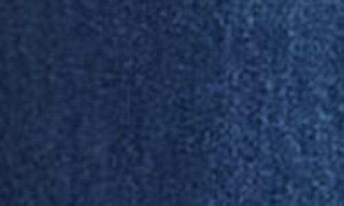 Daze Far Out High Waist Raw Hem Wide Leg Jeans In Blue