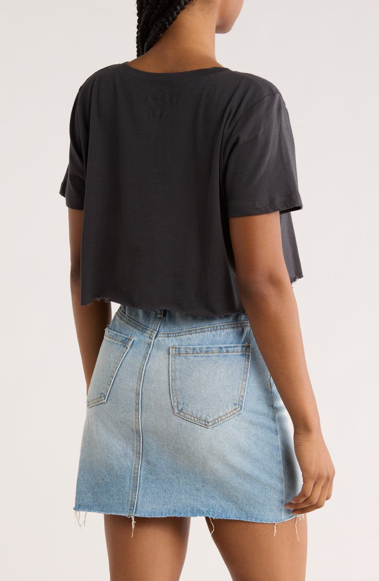 Prince Peter Los Angeles Tiger Crop Graphic T-Shirt, Alternate, color, Black