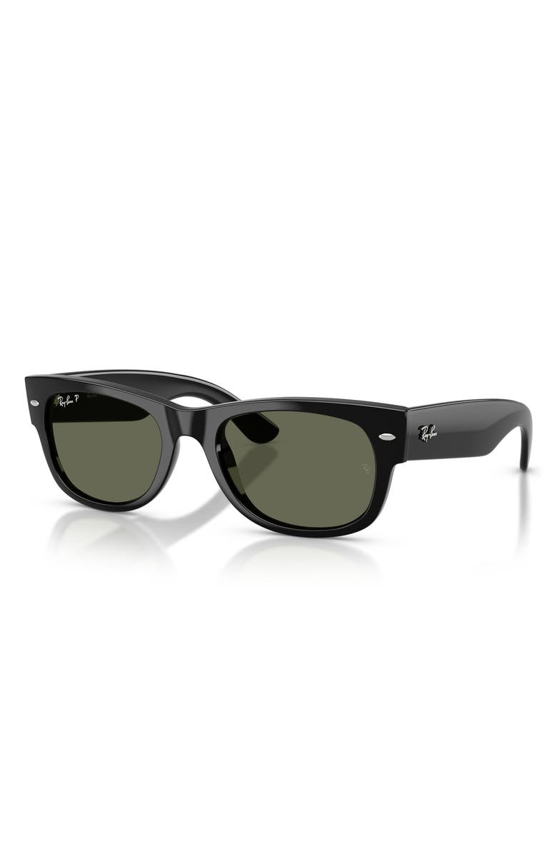 Ray-Ban 52mm Mega Wayfarer II Polarized Square Sunglasses, Alternate, color, 