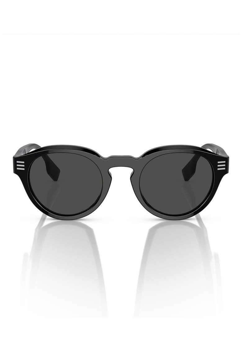50mm Phantos Sunglasses, Main, color, BLACK