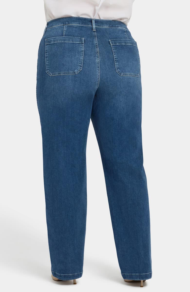 NYDJ Brooke High Waist Loose Straight Leg Jeans, Alternate, color, Opera Blue