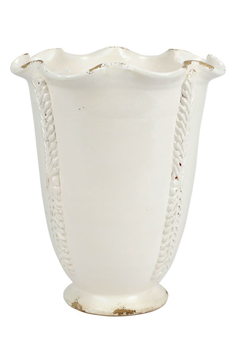 VIETRI Rustic Garden Linen Tall Vines Planter, Main, color,